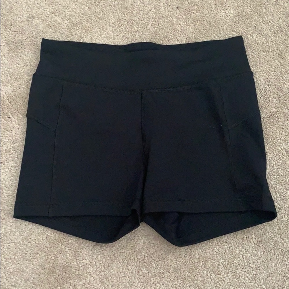 BLACK ATHLETIC SHORTS​